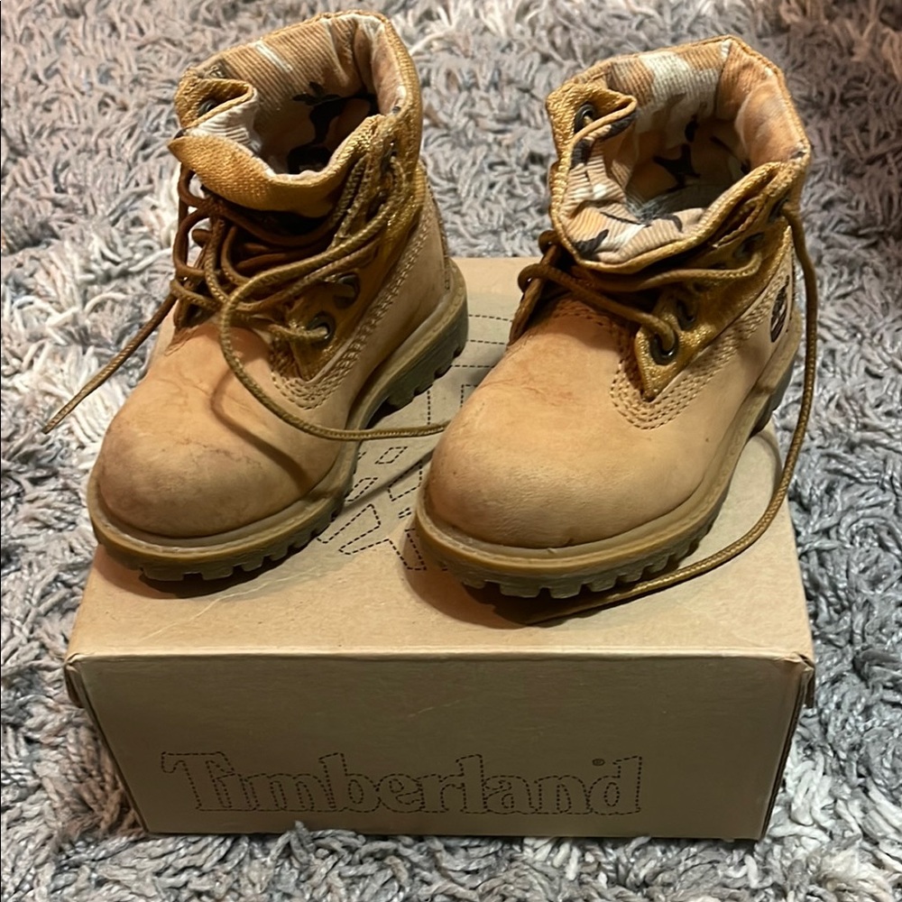 Timberland Kids Tan Boots